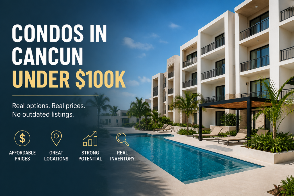 Condos in Cancun Under $100K